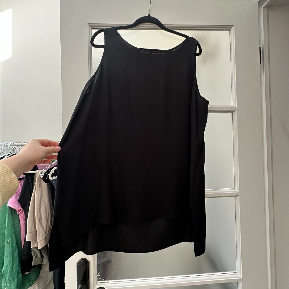 Women's Eileen Fisher Silk Sleeveless Blouse